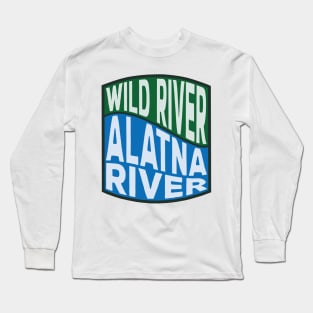 Alatna River Wild River wave Long Sleeve T-Shirt